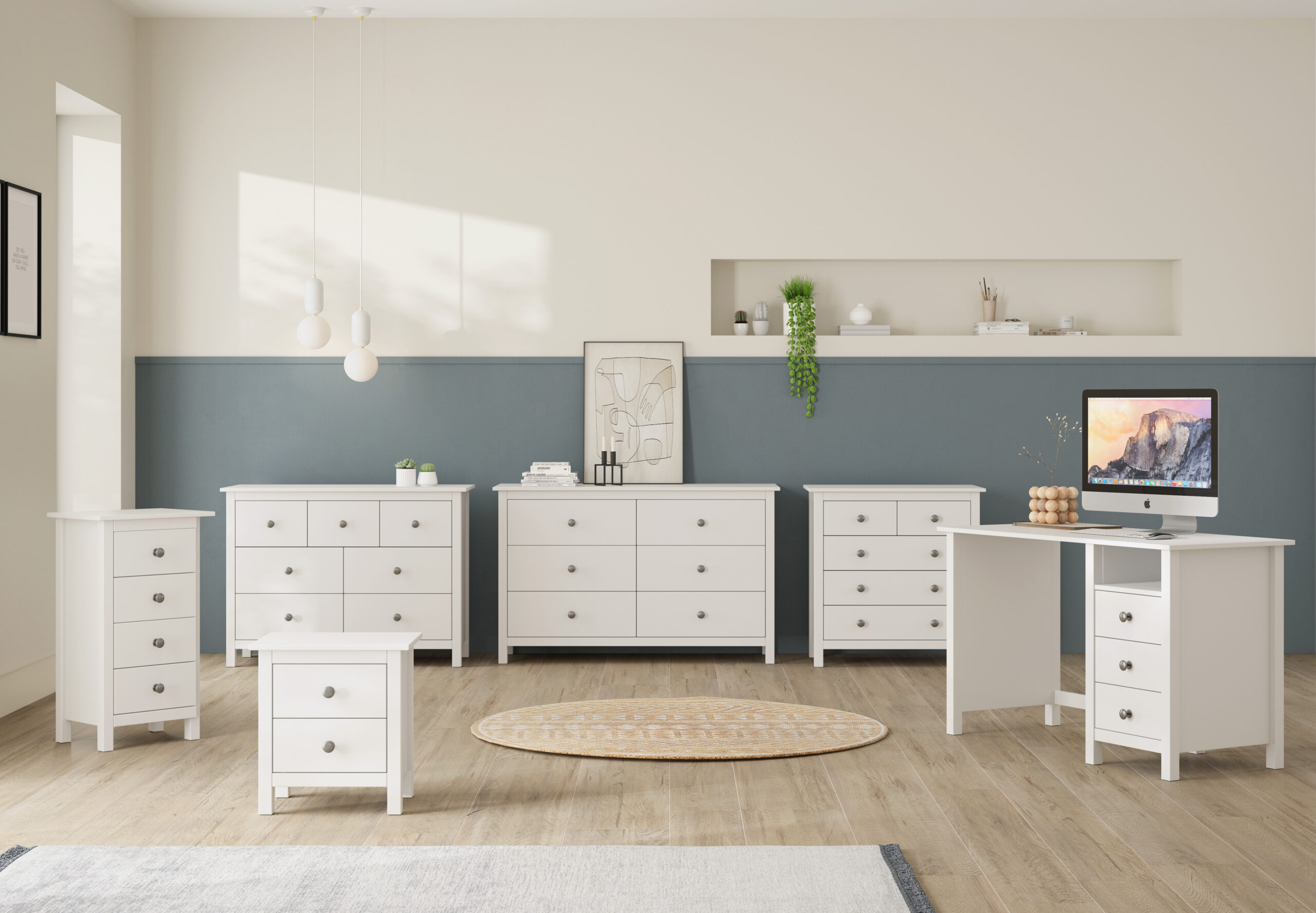 COMODA BERNA 6C BLANCO - Imagen 4