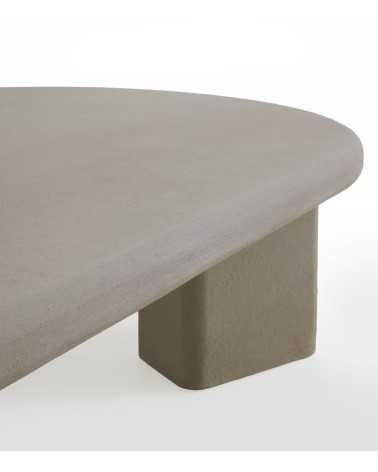 Mesa centro 140x70 cemento arena PEPITA - Imagen 4