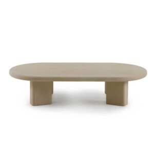 Mesa centro 140x70 cemento arena PEPITA