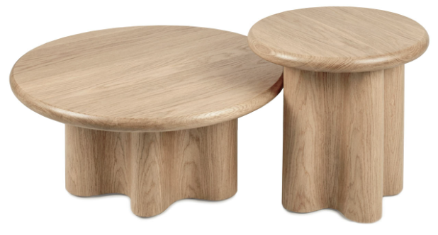 Mesa centro roble/nogal PEPITA Mateo - Imagen 8