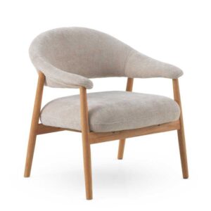 Sillón madera de roble blanco PEPITA