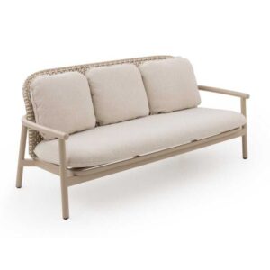 Sofá de exterior aluminio y fibra PEPITA