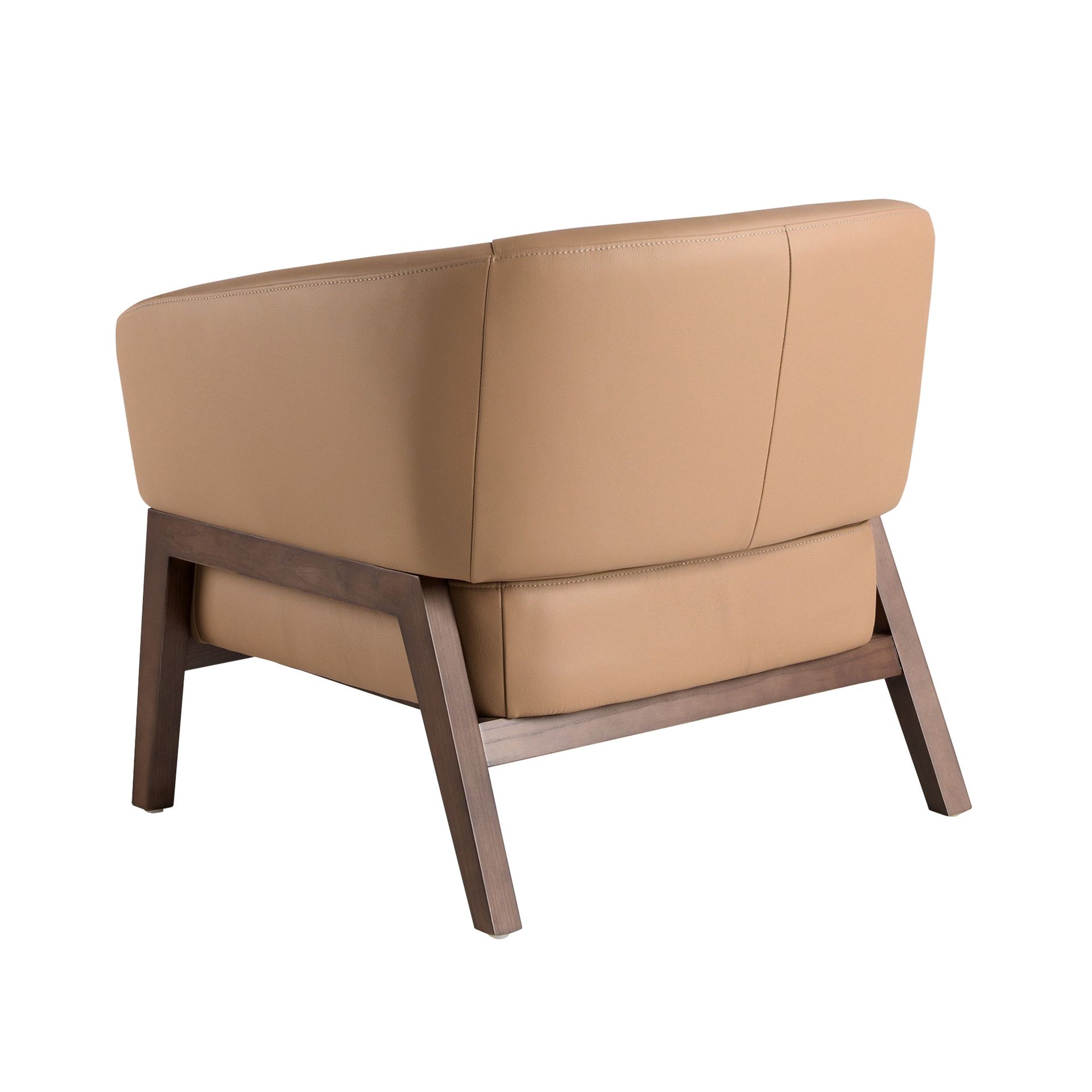 Sillón piel marrón - Imagen 6