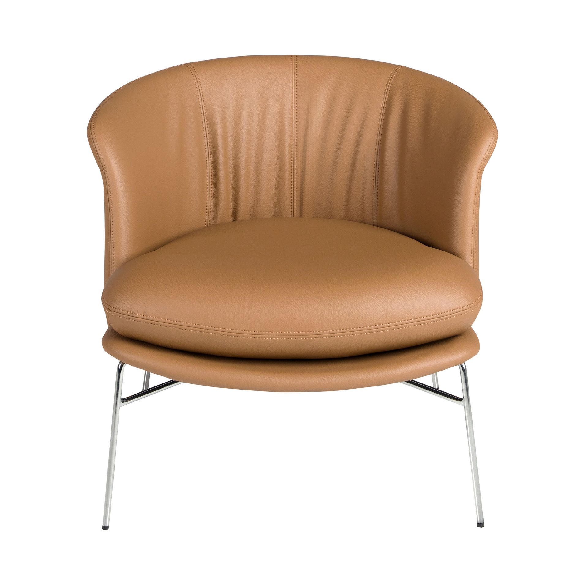Sillón polipiel marrón - Imagen 2