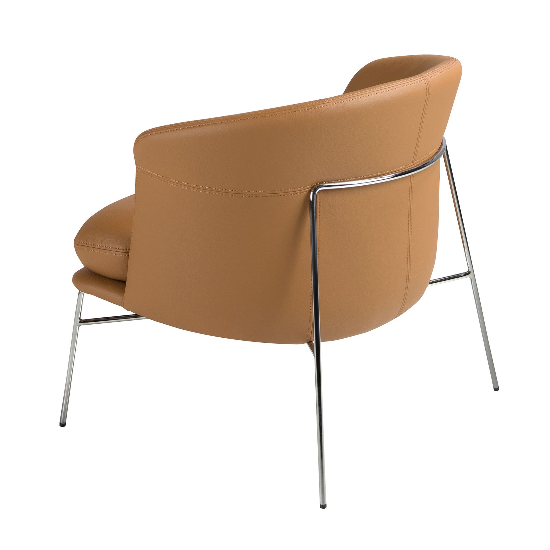 Sillón polipiel marrón - Imagen 6