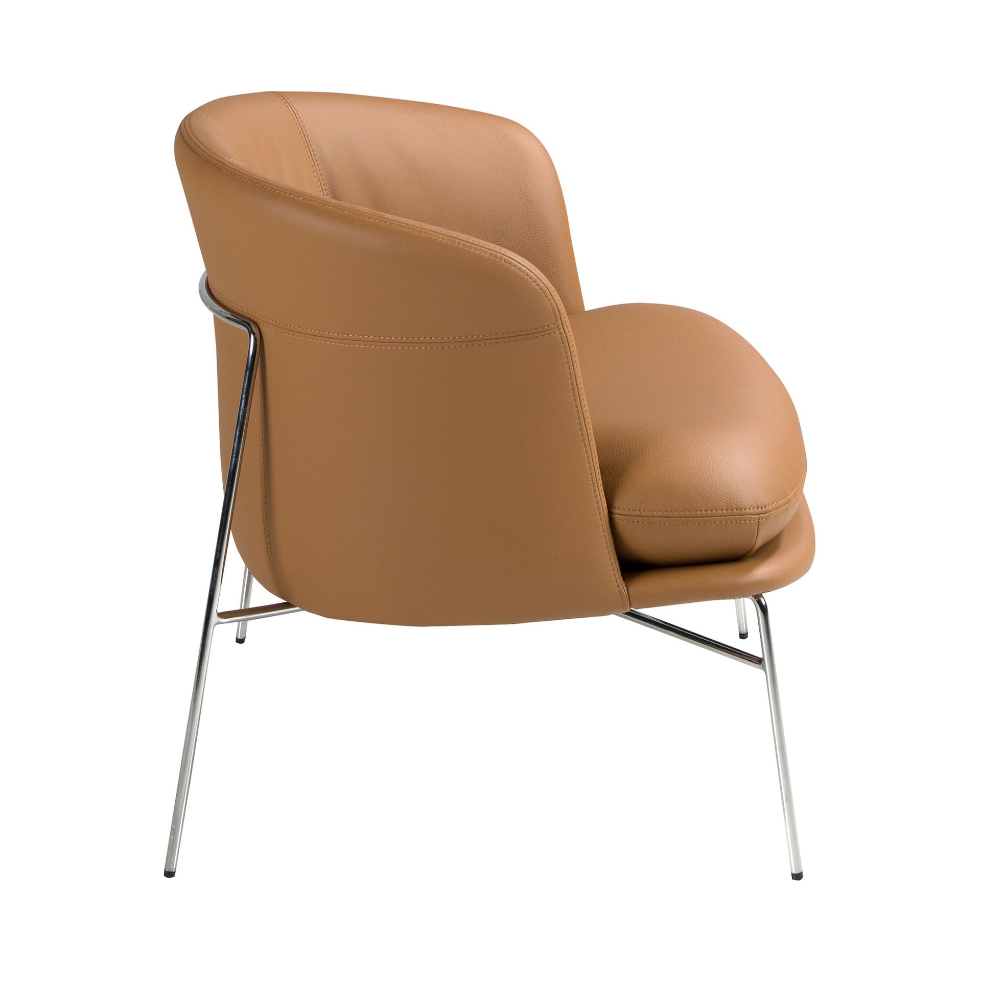Sillón polipiel marrón - Imagen 8