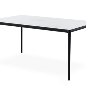 Mesa fija blanco/negro Pepita Arya - Varias medidas