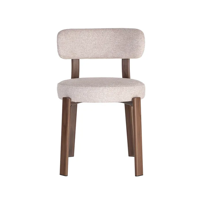 Silla tapizada metal contract Pepita