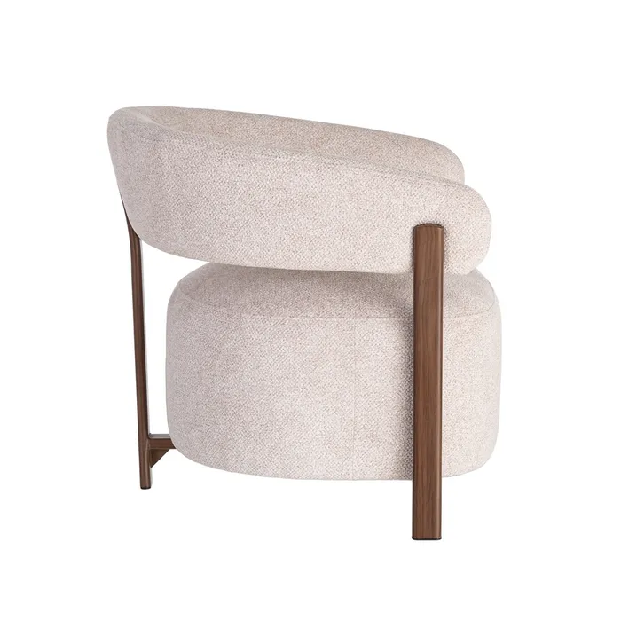Sillón tapizado metal Pepita - Imagen 4