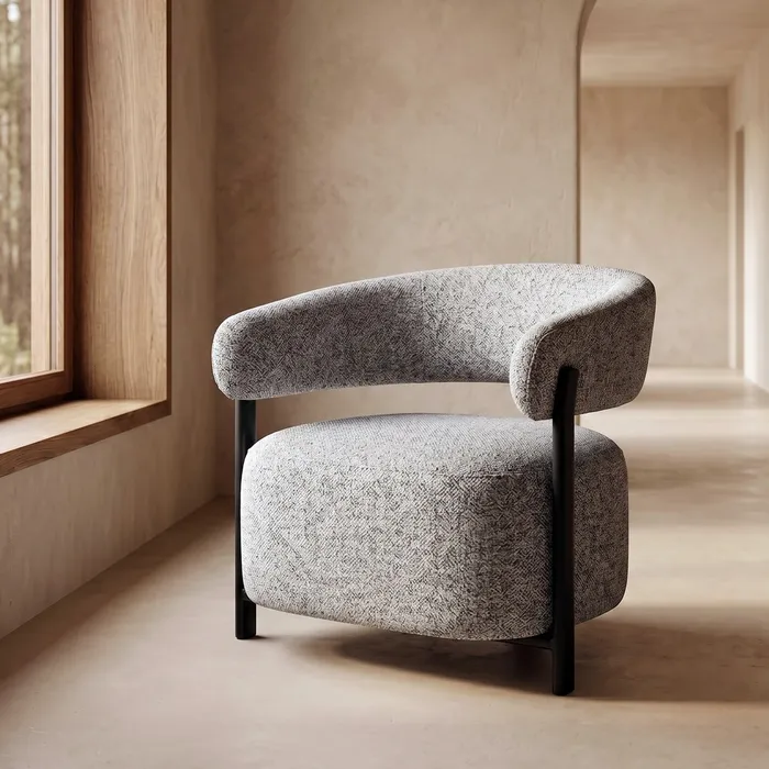 Sillón tapizado metal Pepita - Imagen 13